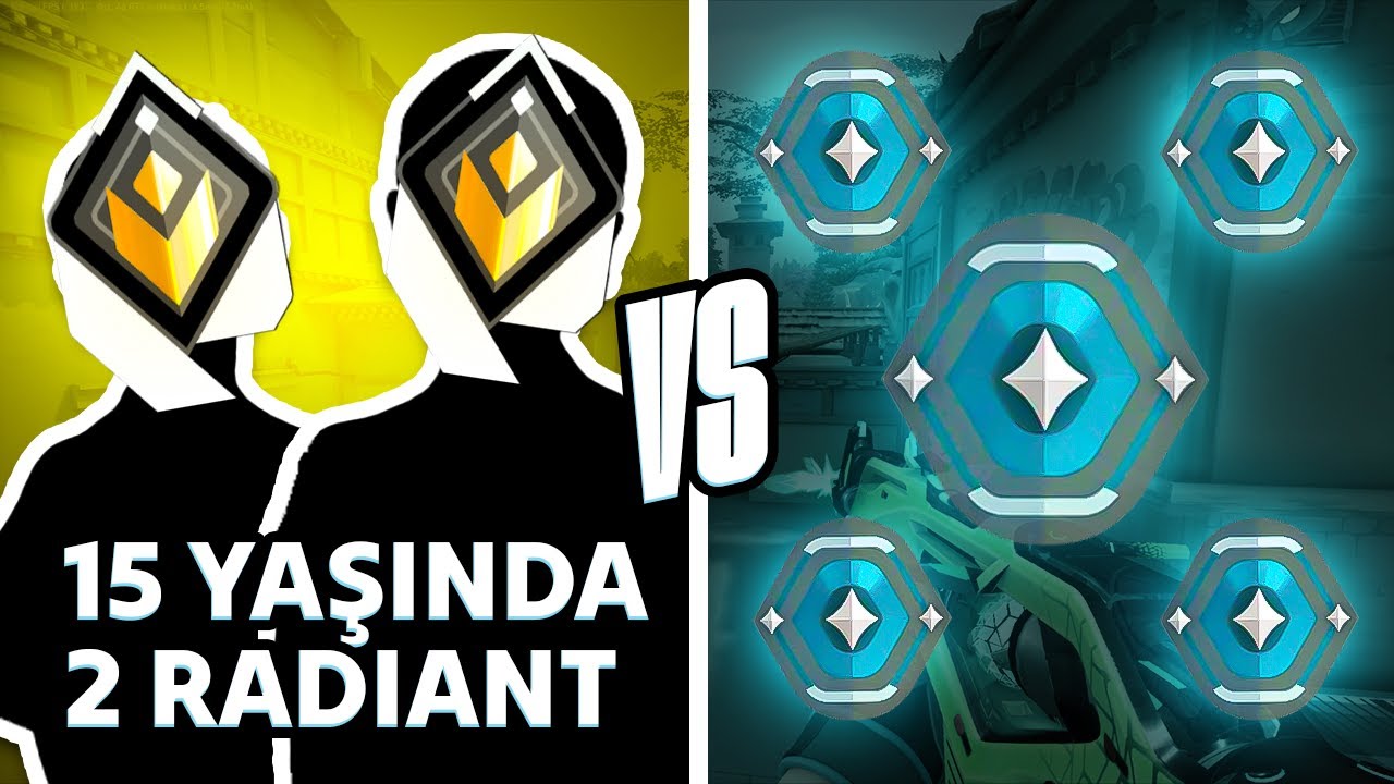 15 yaşında 2 RADİANT vs 5 PLAT! | Valorant