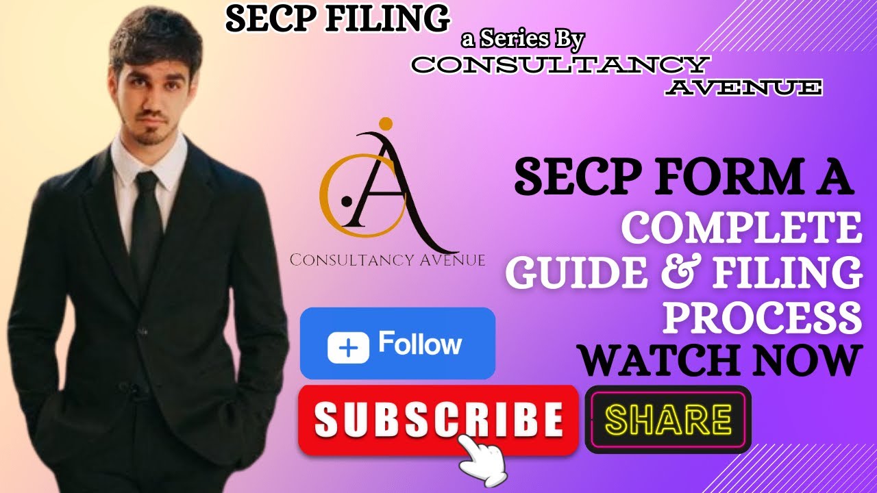 Complete Guide & Filing Process of SECP Form A