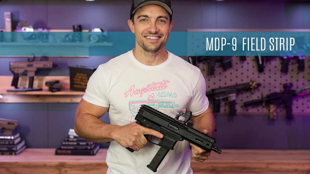 Angstadt Arms - MDP-9 Pistol Field Stripping & Bolt Carrier Disassembly