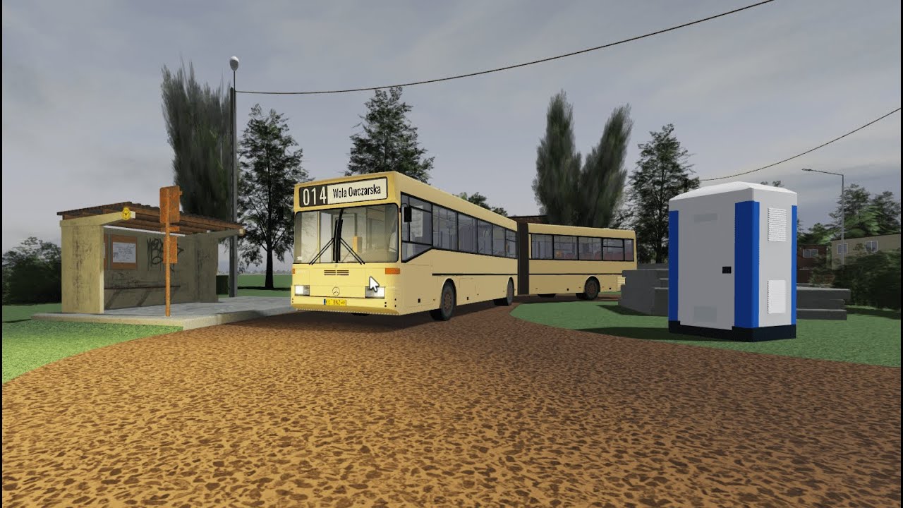 ROBLOX: Przejazd Mercedes O405G #005 | Linia 14 | ZKP Owczary (tym razem zza kółka)