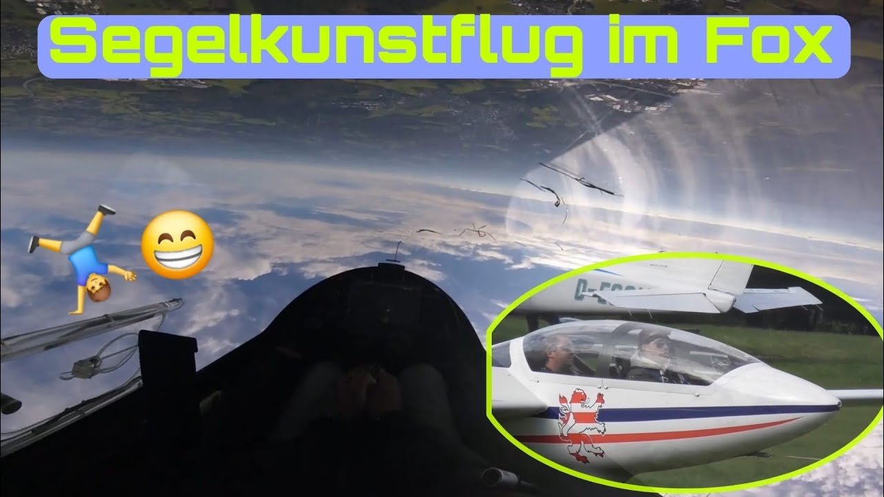 Segelkunstflug im MDM-1 Fox | POV | Flugplatz Hünsborn