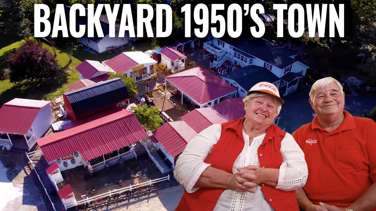 Inside the 1950s-Themed Backyard Town Built by a Couple