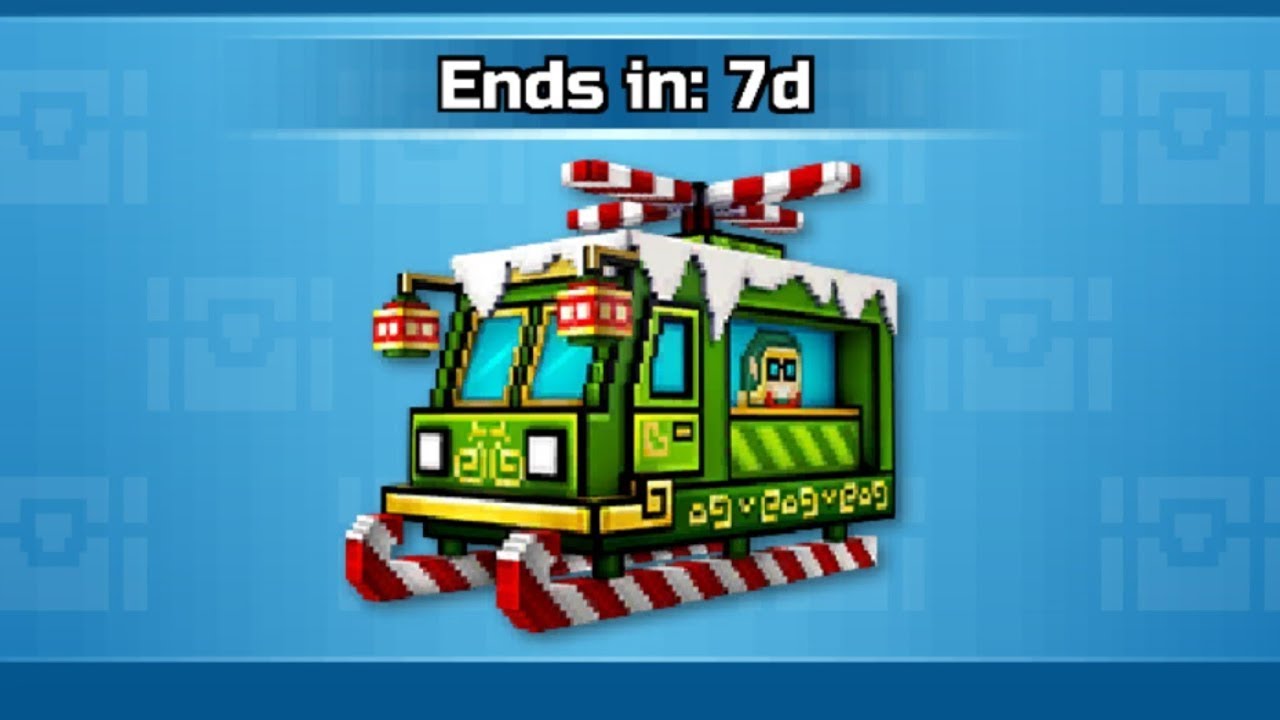 Pixel Gun 3D's FIRST Christmas Trader's Van Arrived!
