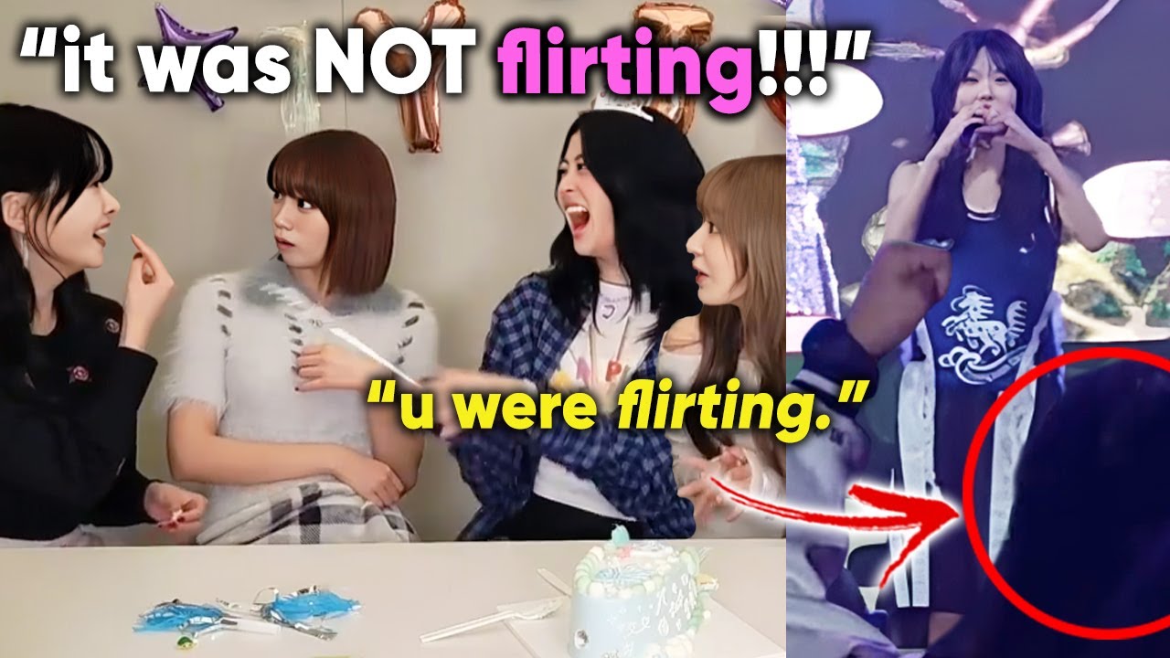 EUNCHAE was accused of flirting with a fan during an event 👀 *she got defensive*