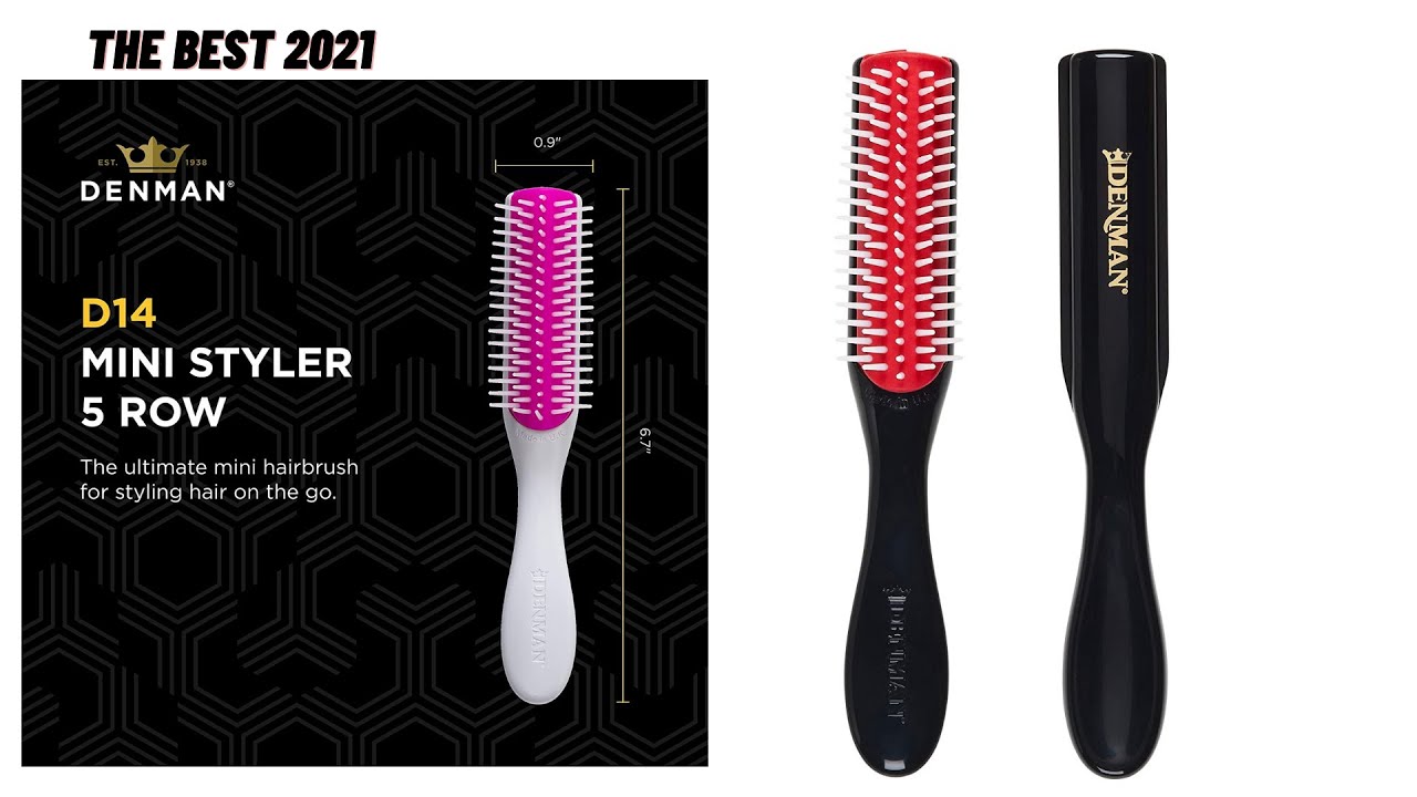 Denman Classic Styling Brush 5 Row D14 &ndash; Hair Brush for Separating, Shaping & Defining Curls   Blow