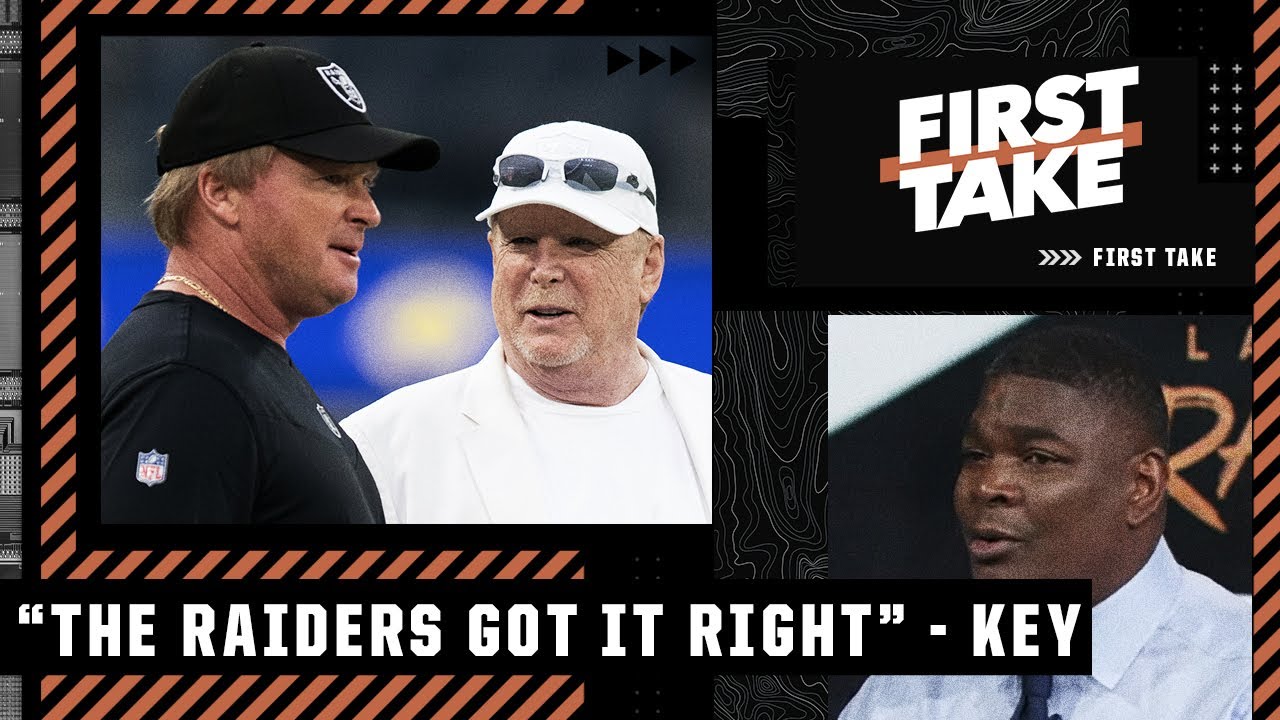 'The Raiders got it right' - Keyshawn weighs in on Jon Gruden resigning | First Take