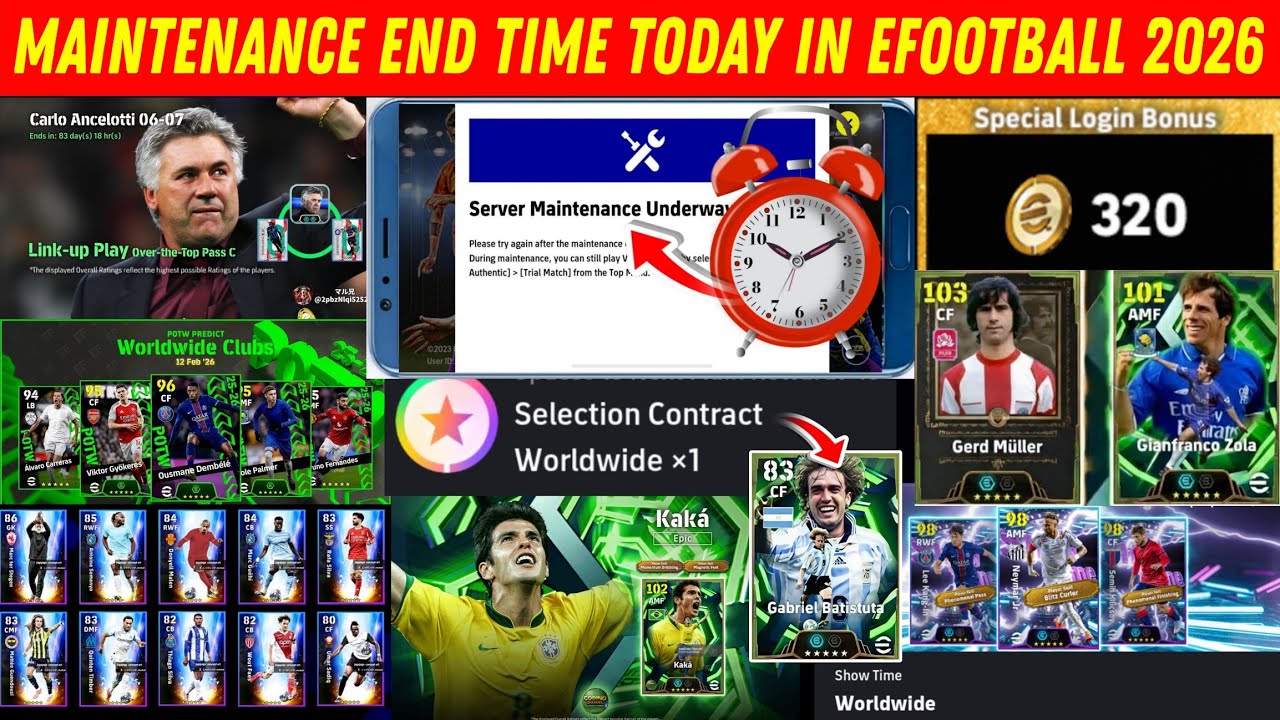Сегодня заканчивается техническое обслуживание в eFootball 2026 | Новые Epic и Bigtime, Link Up M...