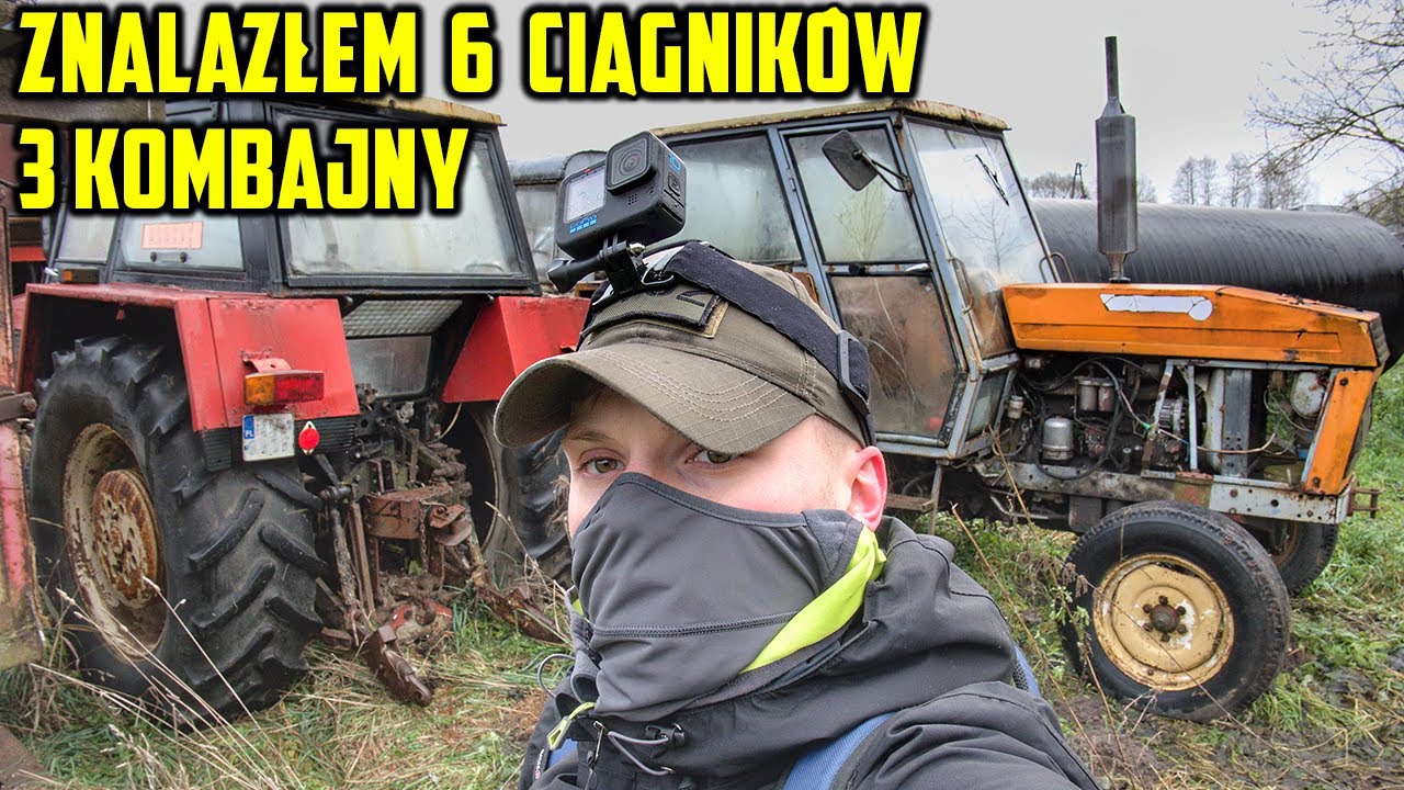 OPUSZCZONY TEREN Z CIĄGNIKAMI I KOMBAJNEM - Urbex POV