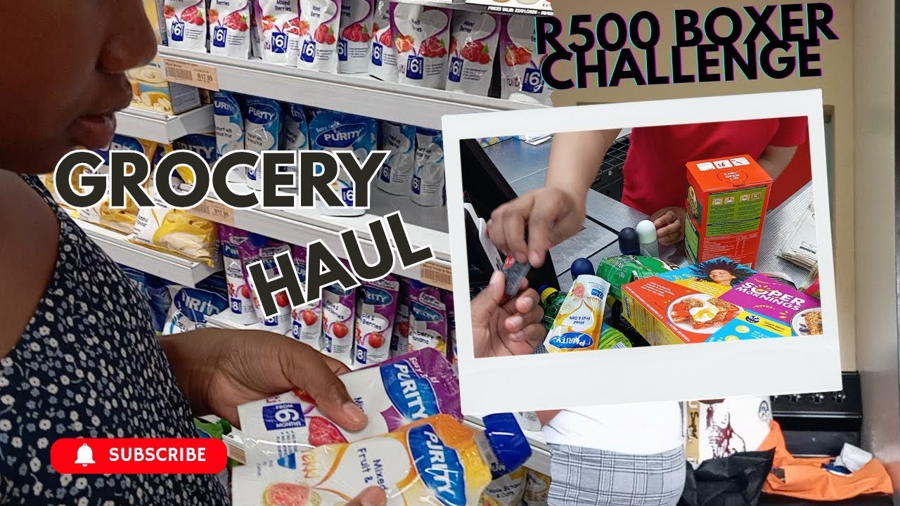R500 BOXER CHALLENGE! 🛒🇿🇦 Shopping Trip & Grocery Haul with my Daughter.