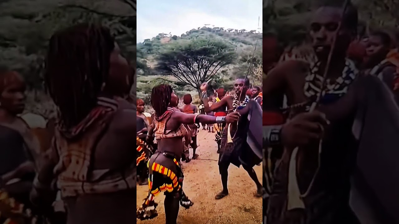 Hamer tribe marriage ceremony 