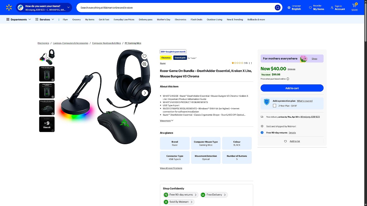 Razer DeathAdder Essential, Mouse Bungee V3 - тестирование Kovaak's и Battlefield 6.