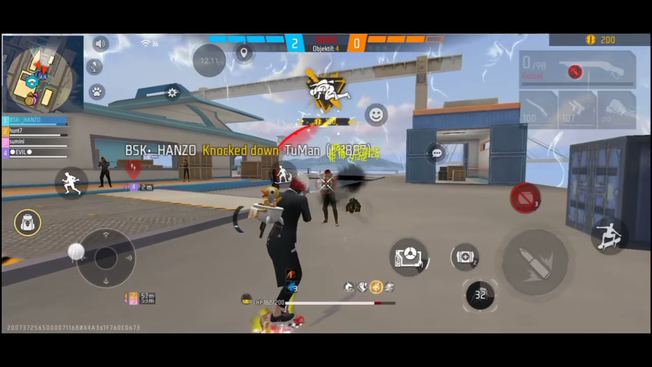Kita main FF bareng Thalla main cs rank, tapi rata rata kalah mulu,karena jarang main FF 😁