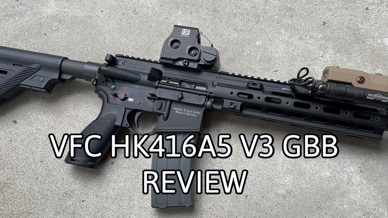 Обзор страйкбольного VFC HK416A5 V3 GBB