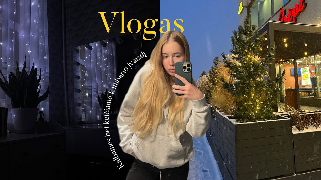 VLOGAS💙✨Kalbames bei keičiame kambario įvaizdį✨