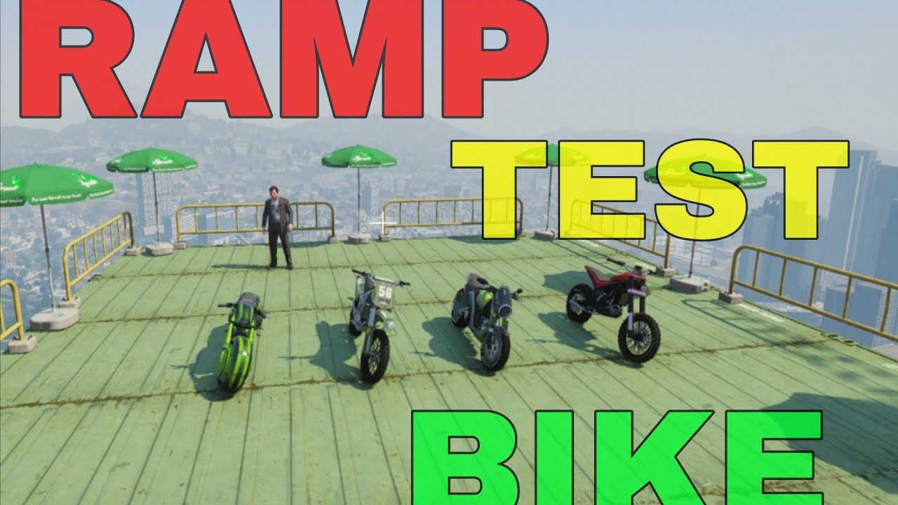 GTA 5 RAMP TEST BIKES PART 2 CAN PASSS..