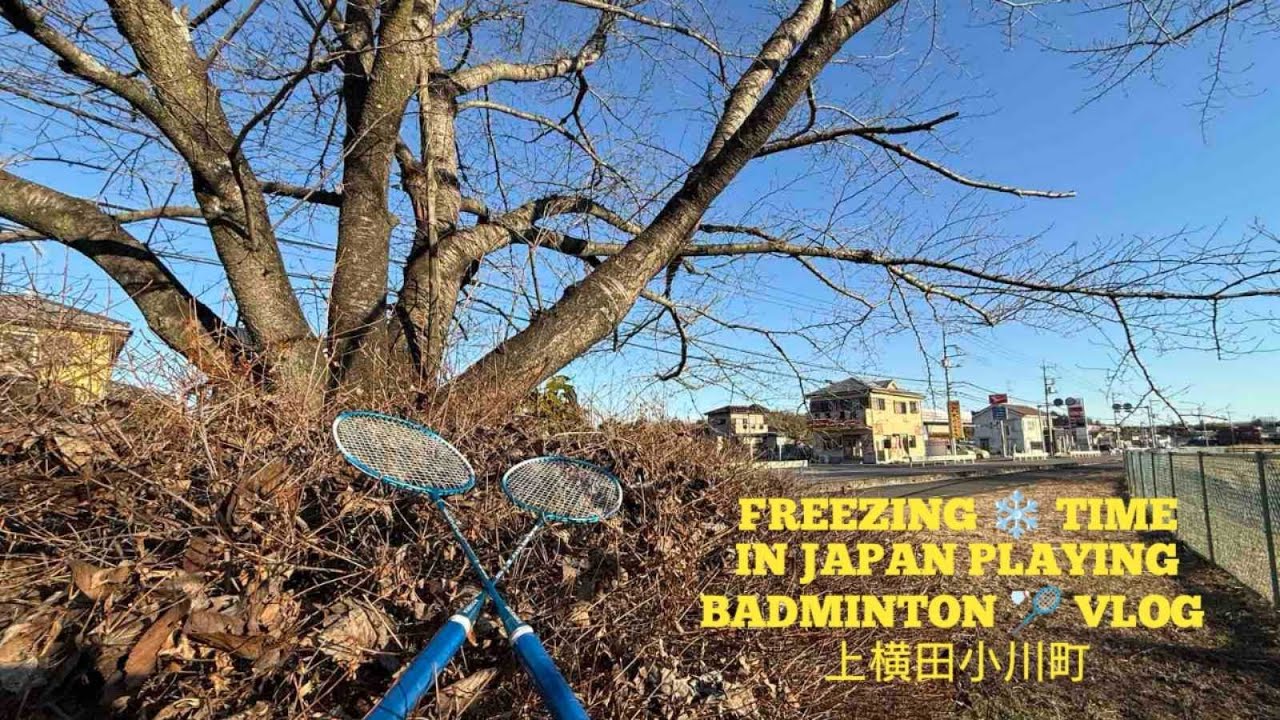 FREEZING -1degree MORNING TIME PLAYING BADMINTON