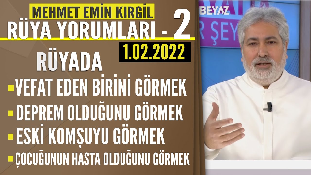 Rüyada vefat eden birini görmek