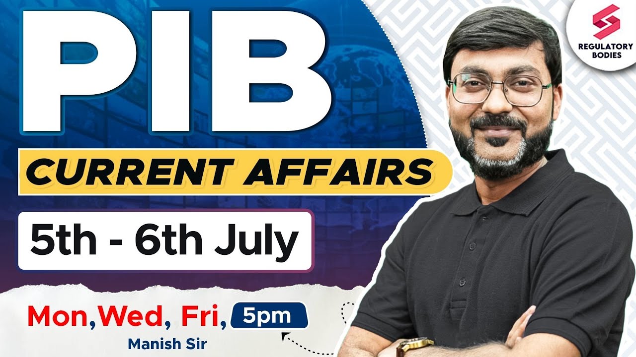 PIB Current Affairs | PIB Manish Sir | PIB for RBI Grade B | RBI Grade B Preparation | RBI Grade B
