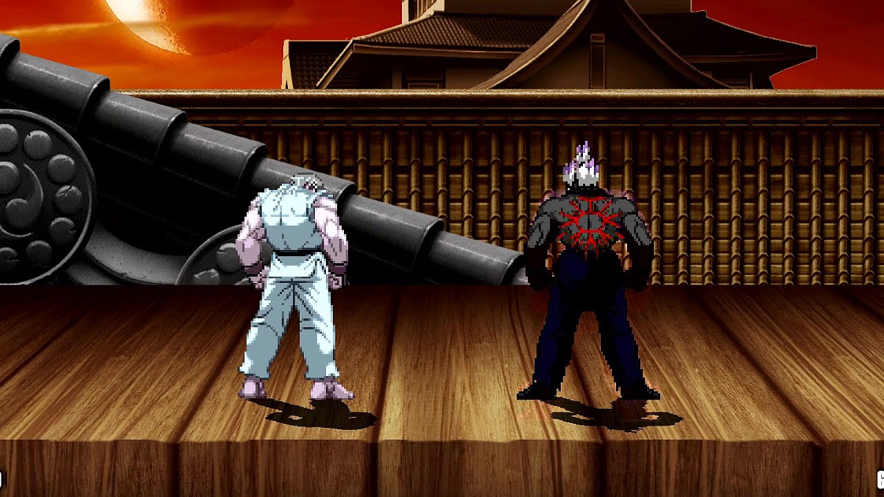 DRAGON RYU VS SUPER GOD AKUMA!