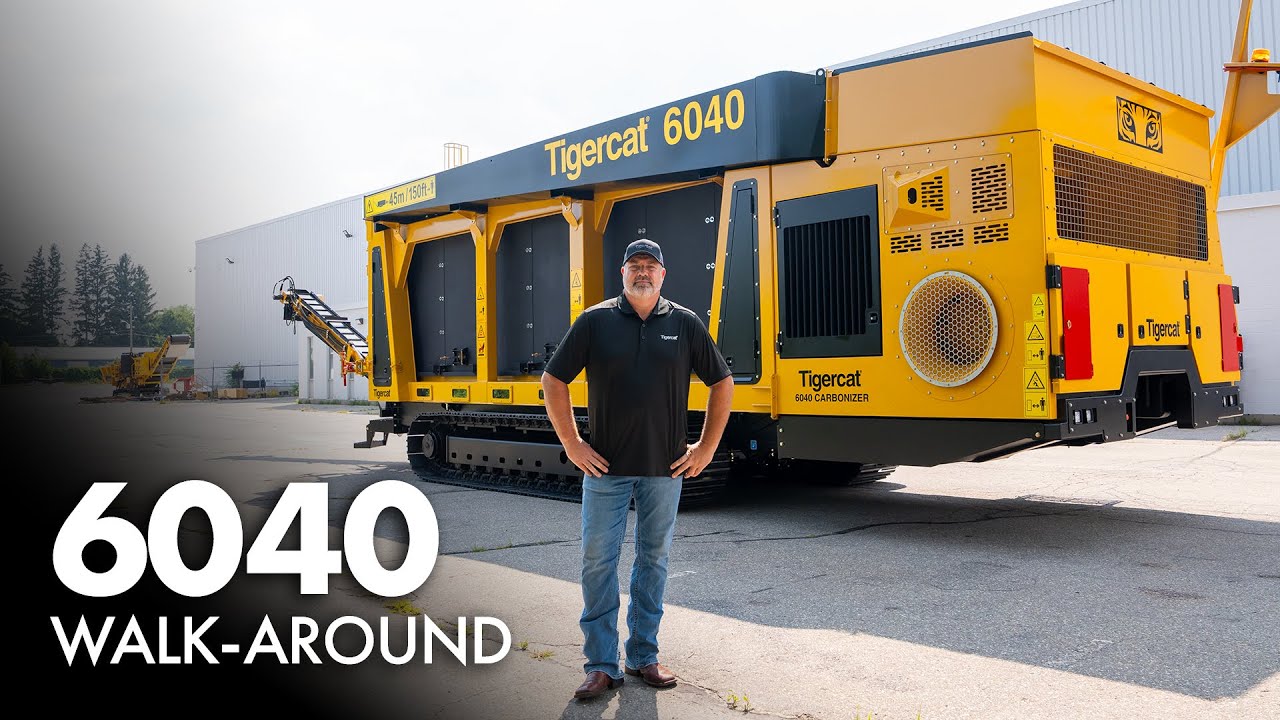 Tigercat 6040 Carbonizer Walk-around