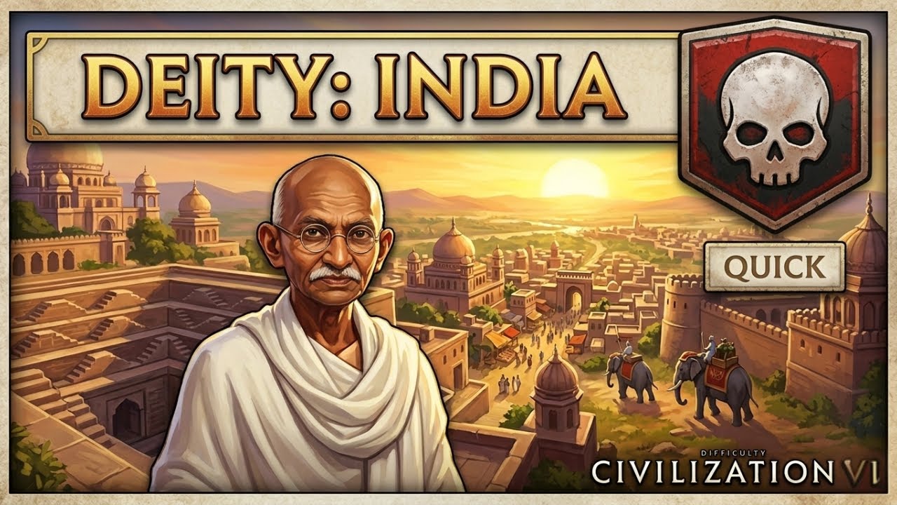 Gandhi's Revenge - Deity India Fast Mode | Civ 6 PART 2