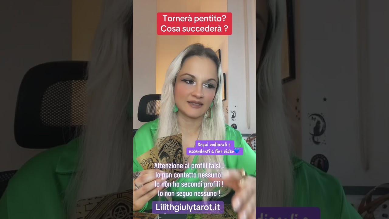 Si è pentito ?Cosa succederà ?💙