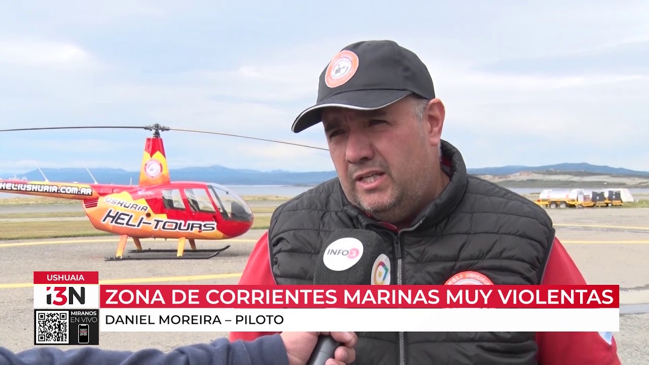 RESCATARON A DOS HOMBRES EN LA ISLA PICTON