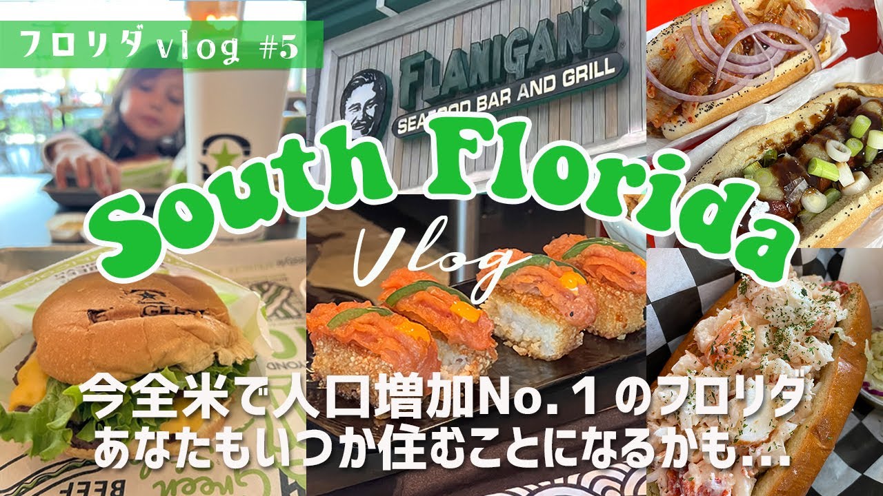 #29【南フロリダvlog】アジアの文化がほぼない所に住んだら食はこんな感じになります