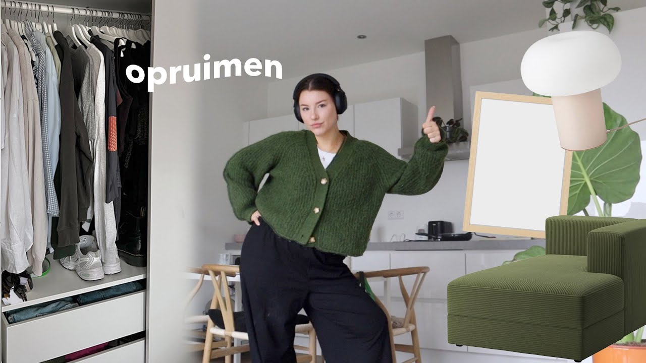 huis & kleding opruimen + interieur plannen