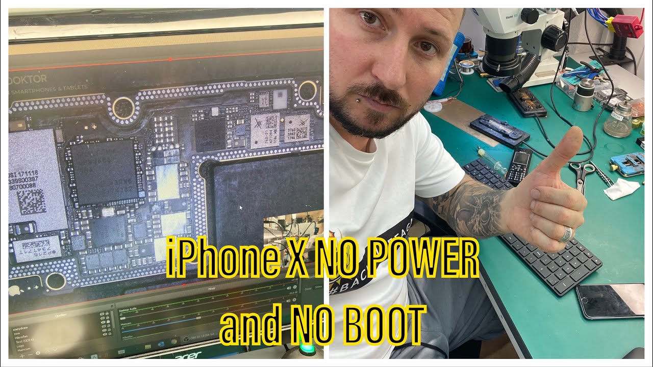 ADVANCED REPAIRS - iPHONE X NO POWER - NO BOOT - GETTING REALLY HOT - ERROR SOLUTION - DIAGNOSE