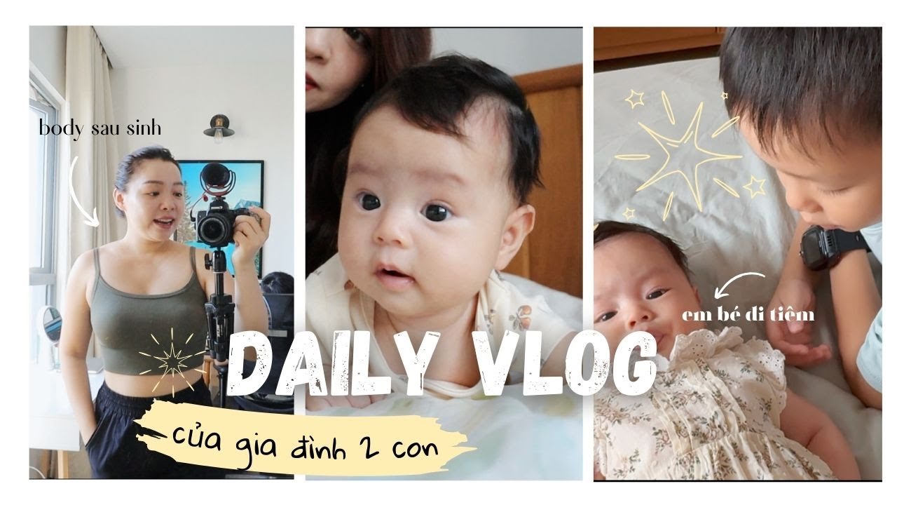 Cơ Thể Sau Sinh Của Mẹ Bỉm 2 Con 😬 Anh Hai Đưa Em Đi Tiêm ❤️ TrinhPham Family