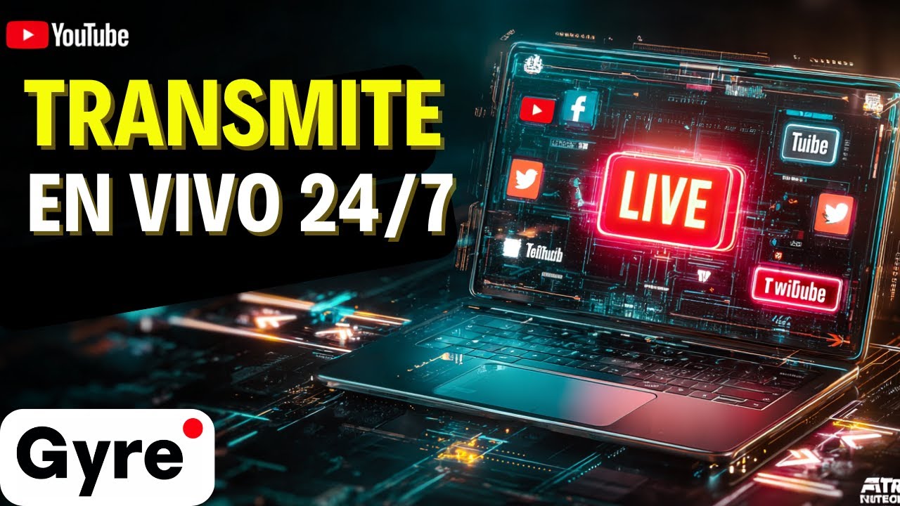 Multistreaming en YOUTUBE: TRANSMITE Varios VIDEOS PRE-GRABADOS a la Vez 24/7 en tu Canal de YOUTUBE
