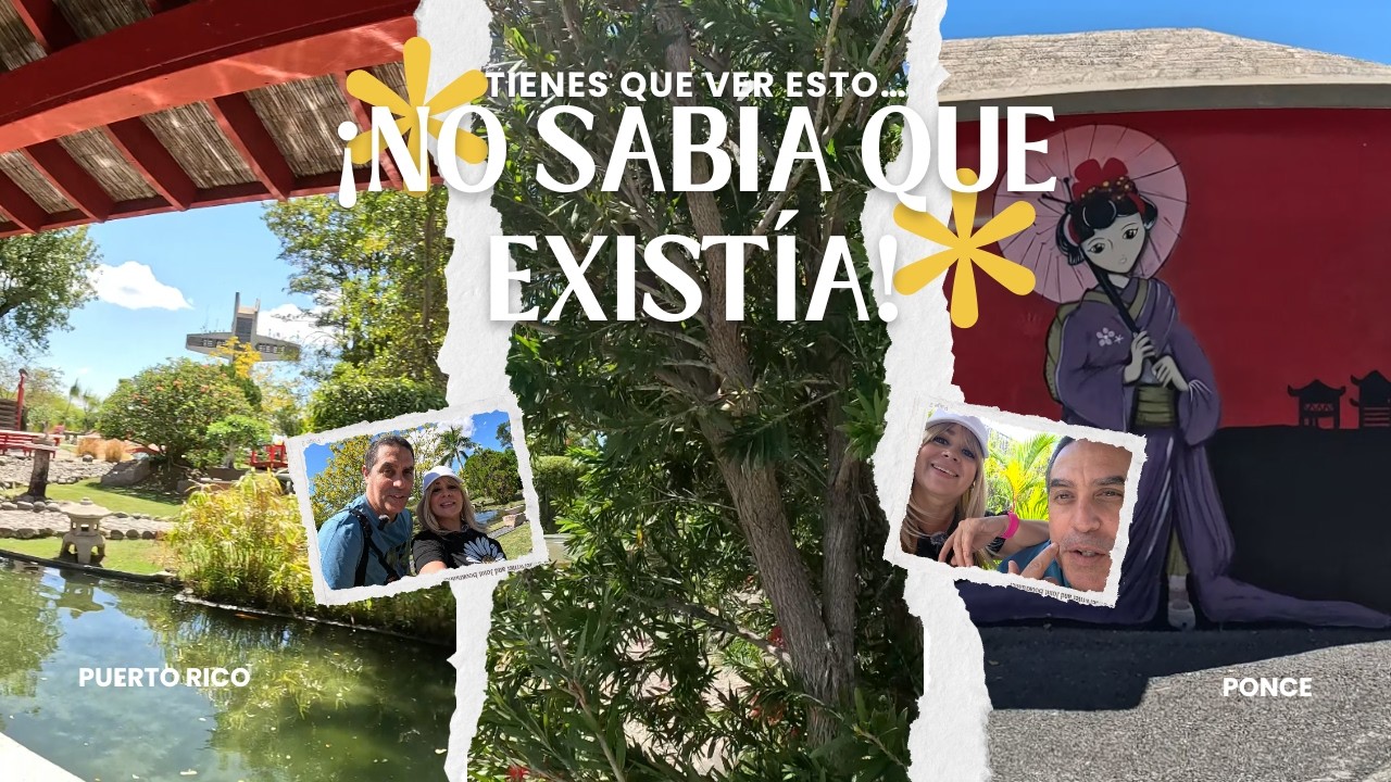 No Sabía Que Existía Este Lugar en Ponce 🇵🇷 | Jardín Japonés 🌿