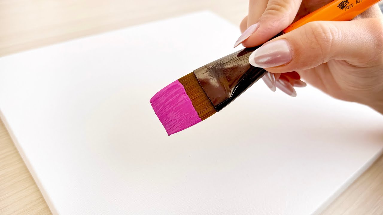 5 Easy Acrylic Paintings For Beginners 🤩✨| RELAXING Paint Marathon 
