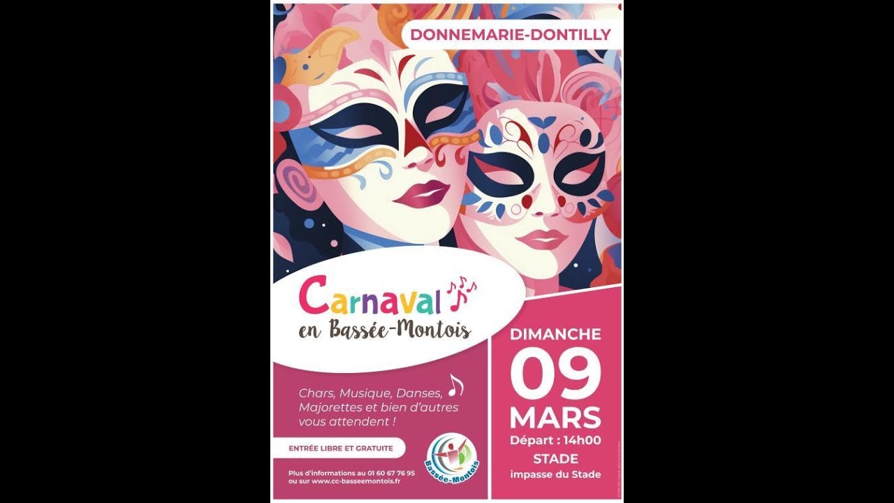 CARNAVAL 2025 : DONNEMARIE/BRAY S/SEINE/CESSOY/ EGLIGNY/ LA TOMBE/MONS/CHALMAISON/MOUSSEAUX-LES-BRAY