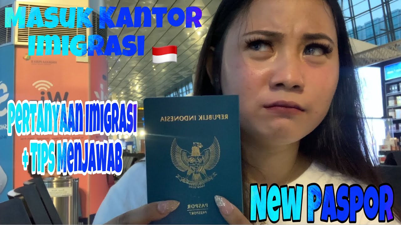 Pertanyaan Petugas Imigrasi di Bandara⁉️ Pengguna Paspor baru Wajib Nonton👍🏻 #PertanyaanImigrasi