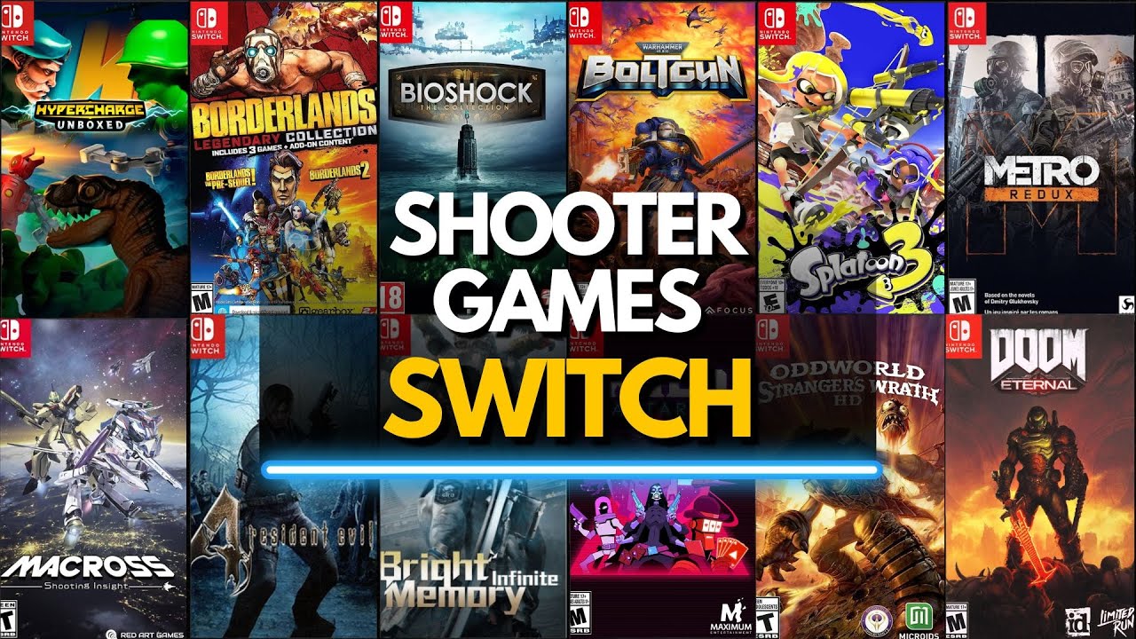 TOP 50 BEST SHOOTER GAMES ON NINTENDO SWITCH (2025)