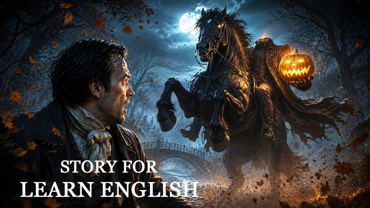 The Legend of Sleepy Hollow | A Tale of Fear and Mystery | American English Story (Beginner)