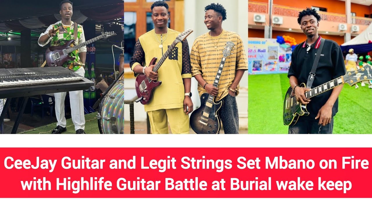CeeJay Guitar and Legit Strings Set Mbano on Fire with Highlife Guitar Battle