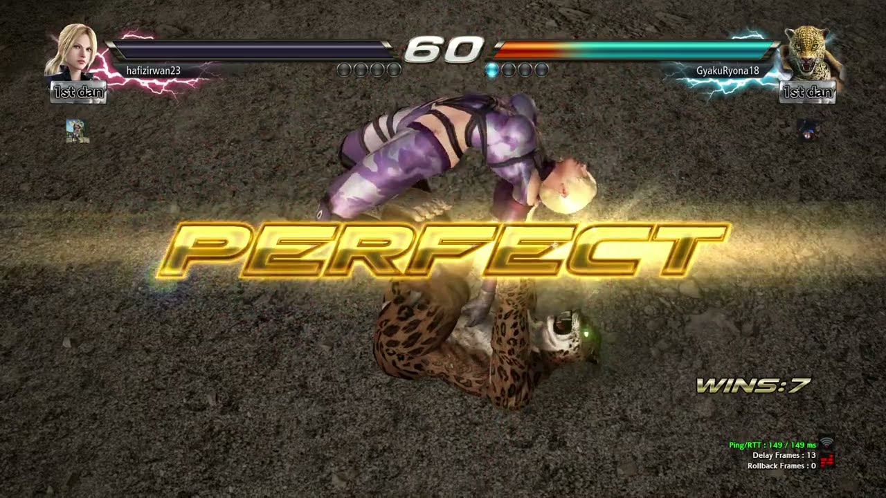 Nina Williams Ryona vs King Tekken 7