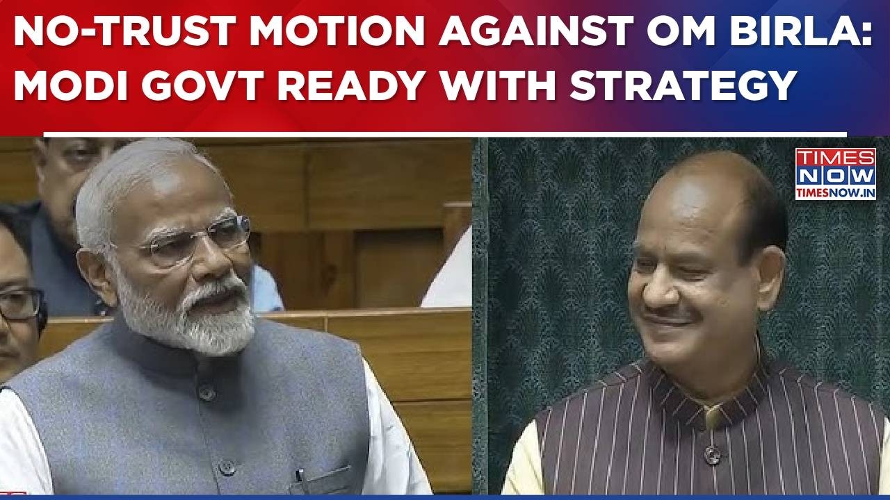 No-Trust Motion Against Om Birla: Govt's Strategy Ready; Amit Shah, Rijiju To Address Parliament