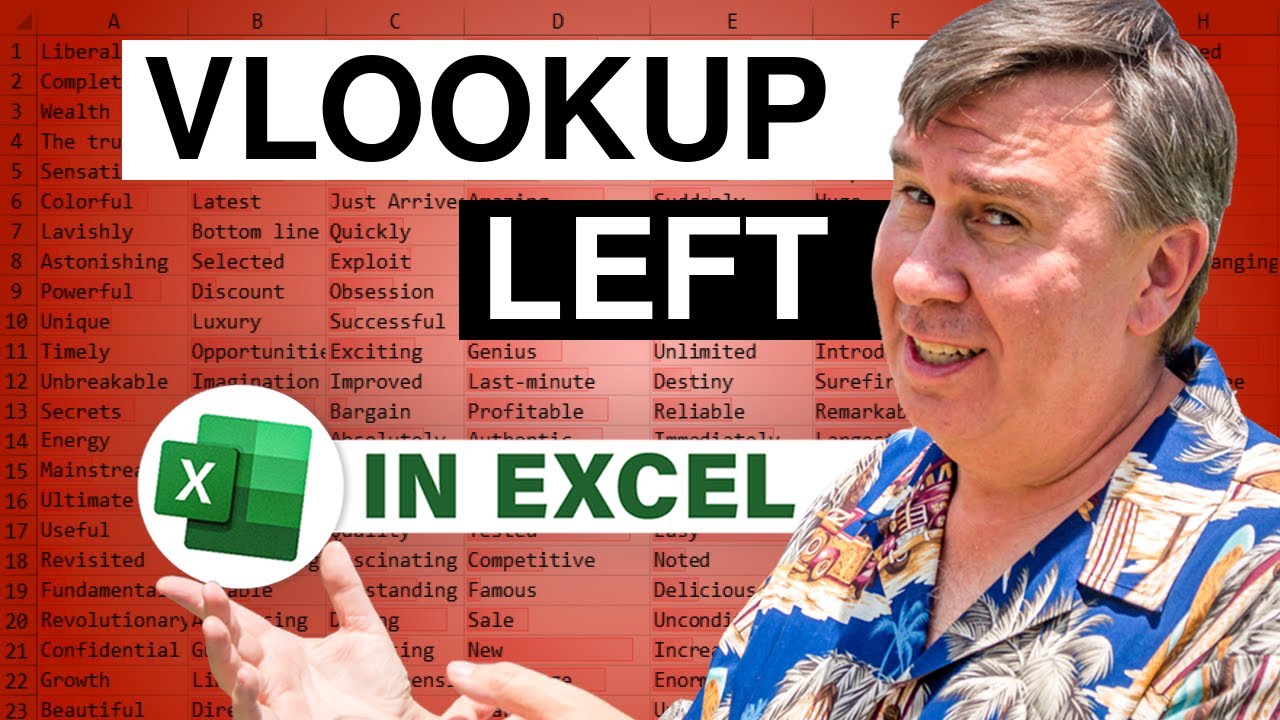 Excel - Can VLOOKUP Go to the Left? - Episode 2029