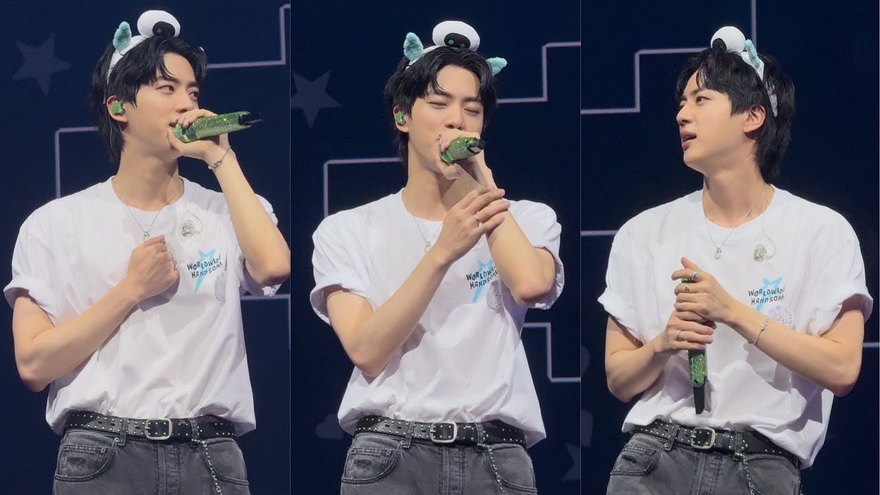 Jin wants to come back to Florida with BTS! Ment 250727 Run Seokjin Ep Tour Tampa Fancam Concert