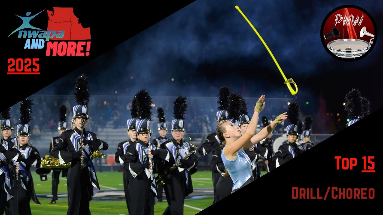 Top 15 2025 PNW Marching Band Drill/Choreography Moments | NWAPA and more!