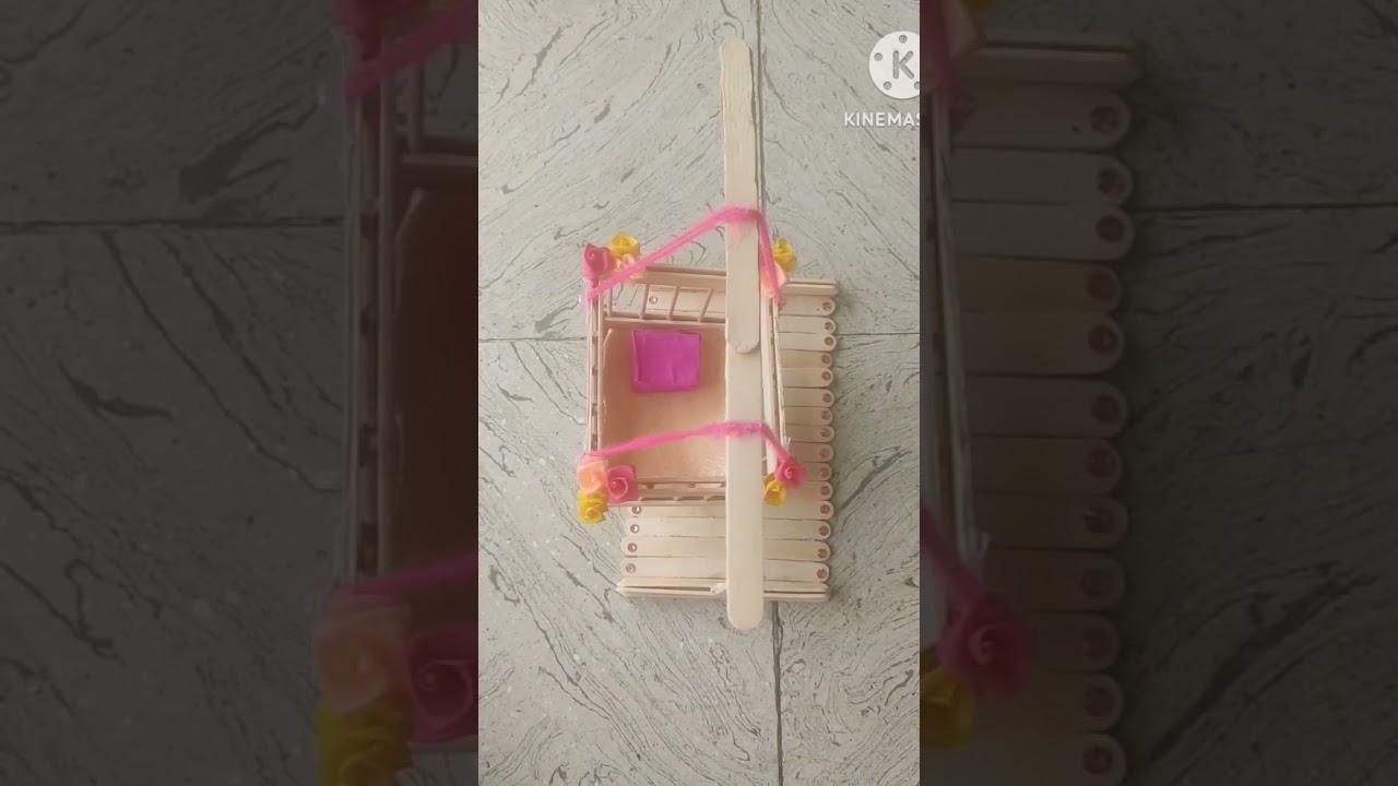 Mini cradle 🥳😄.Baby shower craft 👶🤰😍. Full video soon 🤩. Don't forget to subscribe❤😊.