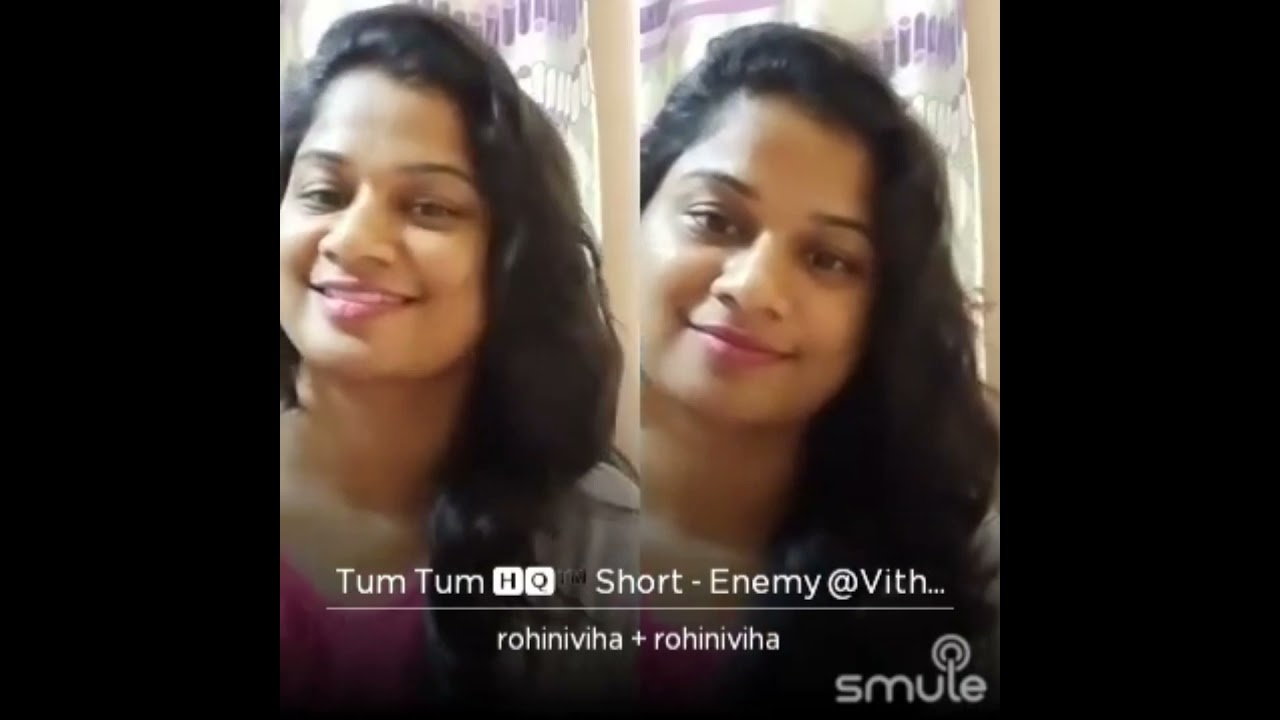 TUM TUM😍 #ro #rohini #rohiniviha #smule #tum_tum #enemy #tamil #song #manaso_ippo