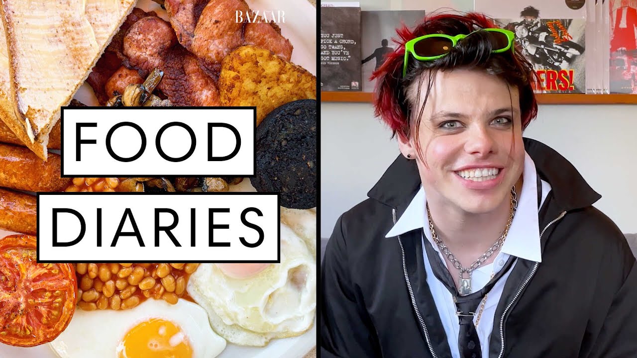 Everything Yungblud Eats In A Day | Food Diaries: Bite Size | Harper's BAZAAR