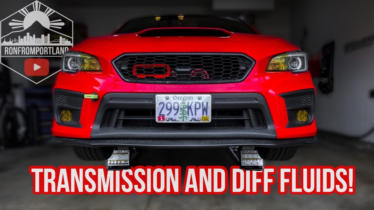 Замена трансмиссионной жидкости и дифференциала! | Subaru WRX 2015-2021