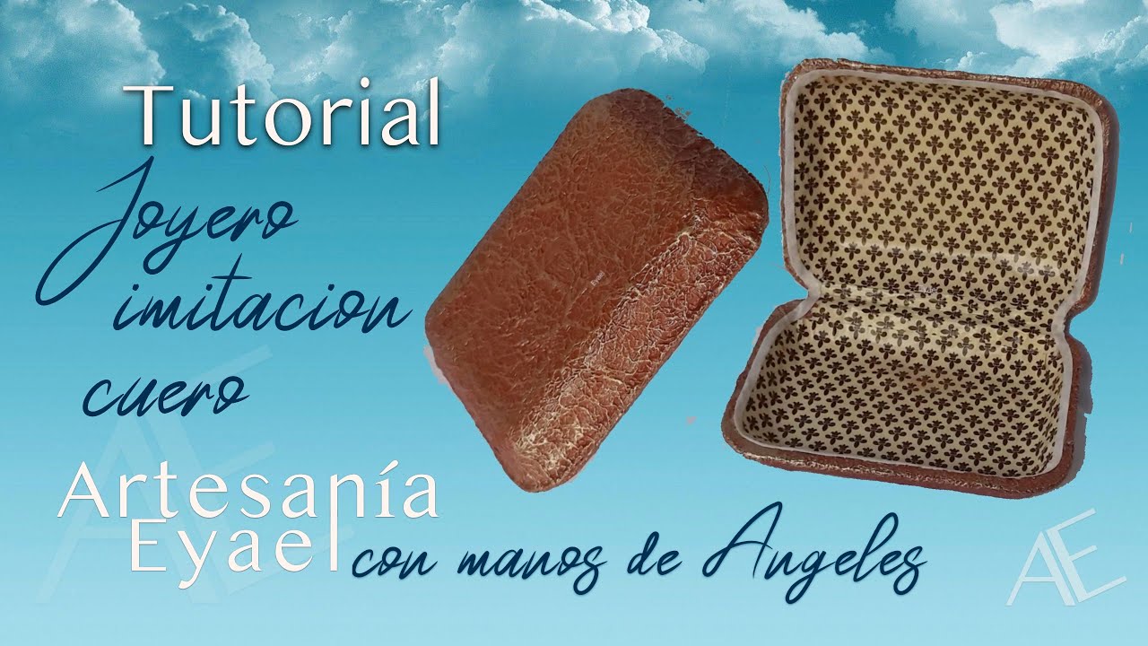 Joyero imitación cuero