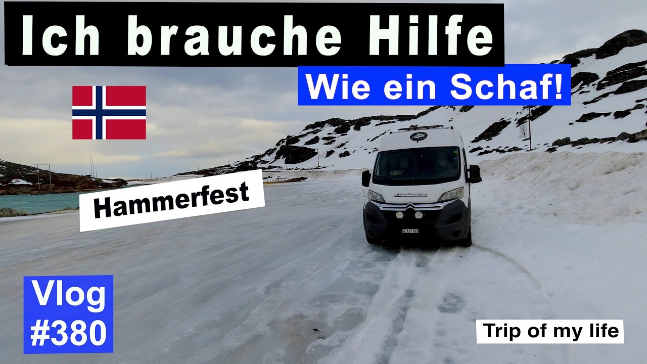 #380 Roadtrip Norwegen, Hammerfest - Friseur Besuch & Vanlife | Struve Bogen | Private Eisplatte